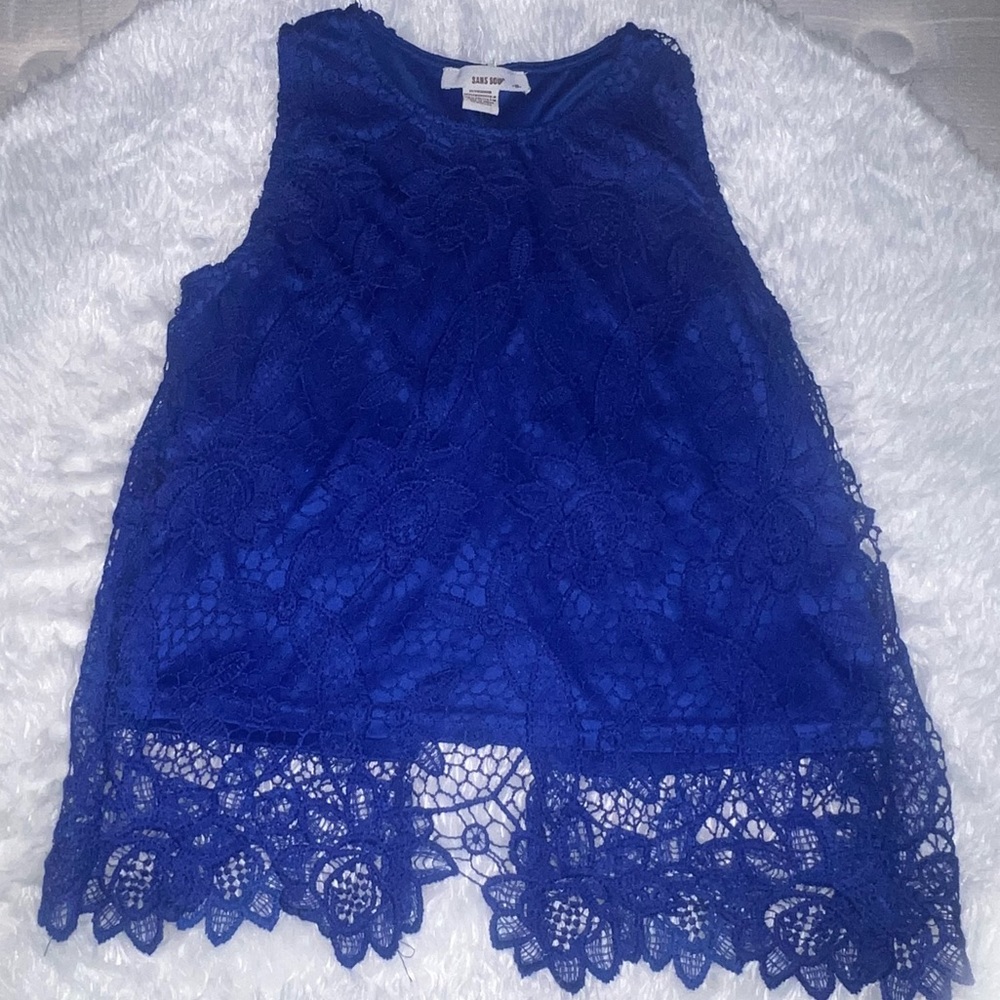 💙💙💙Top - Blouse Royal blue (M) - Picture 2 of 8